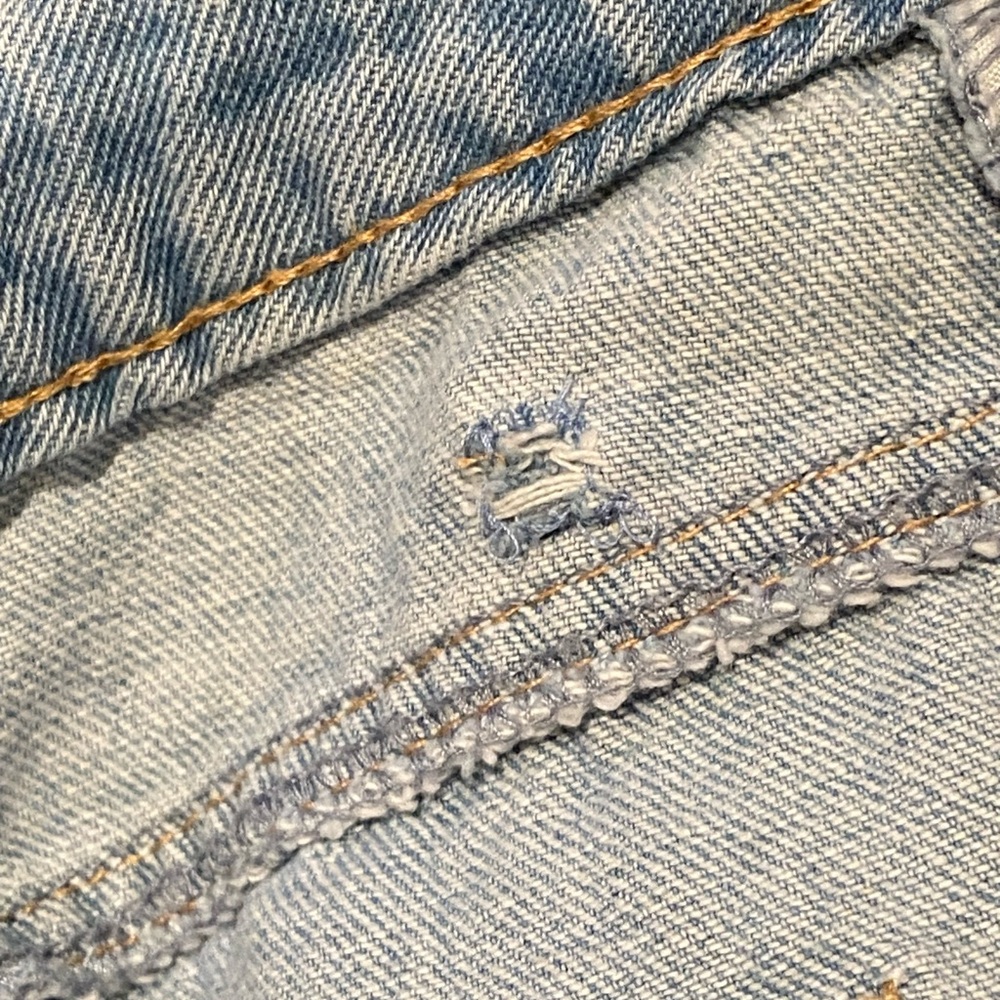 Floral Light Blue Wide Leg Jeans - Picture 7 of 7